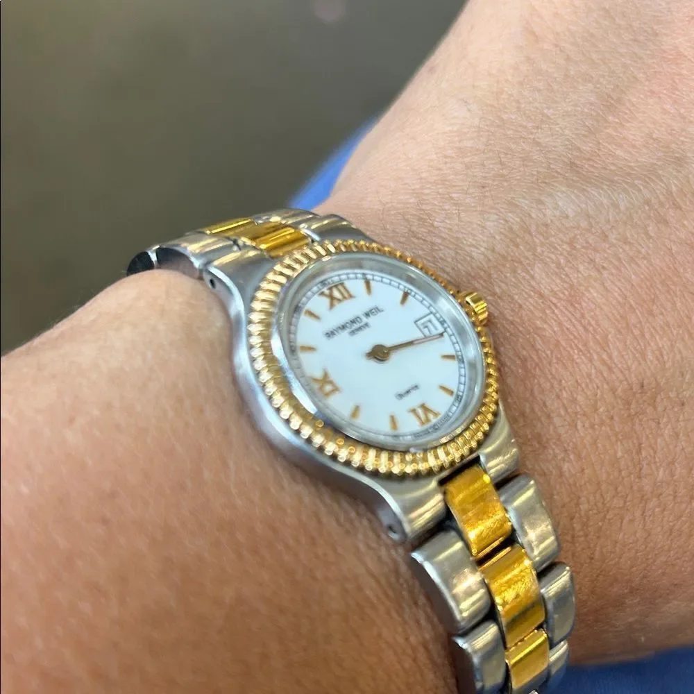 Raymond Weil Two-Tone Gold and Silver Watch